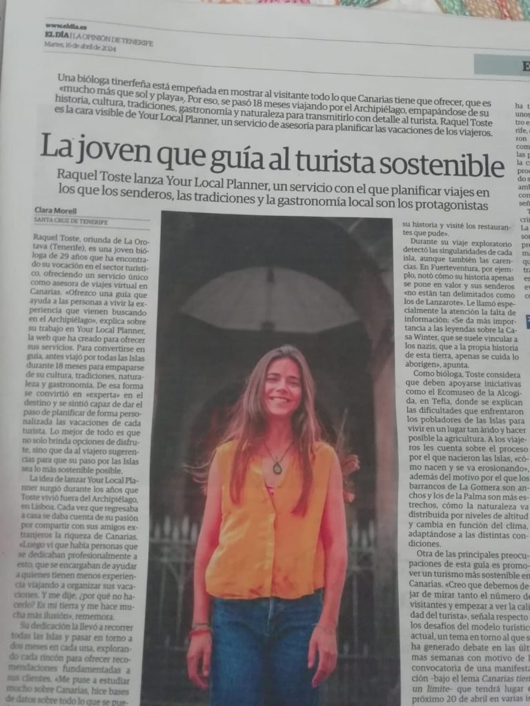 Article from the newspaper El Día